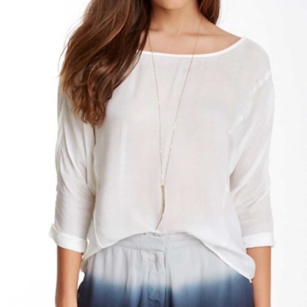 BB Dakota Viola Blouse, “dirty white,” medium